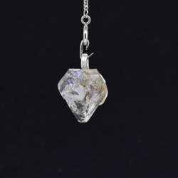 ヒマラヤ水晶の原石水晶ネックレスdc381 1枚目の画像