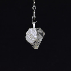 ヒマラヤ水晶の原石水晶ネックレスdc381 8枚目の画像
