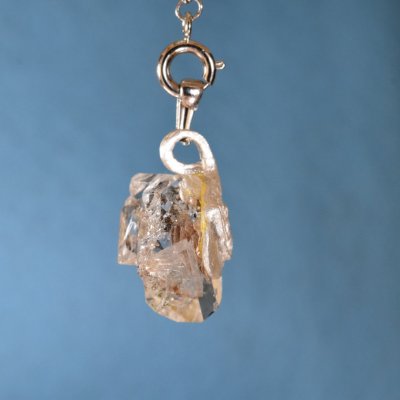 ヒマラヤ水晶の原石水晶ネックレスdc381 9枚目の画像