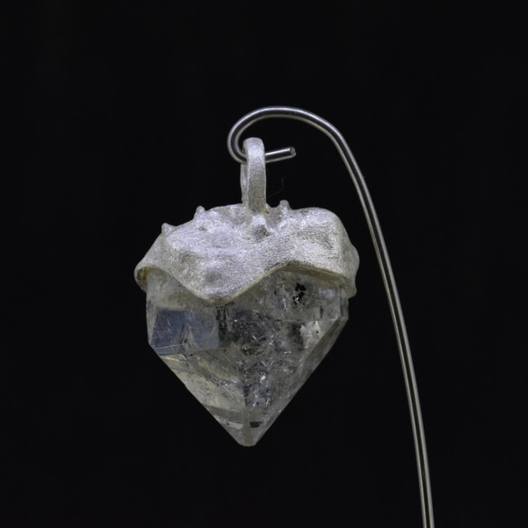 ヒマラヤ水晶の原石水晶ネックレスdc383 8枚目の画像