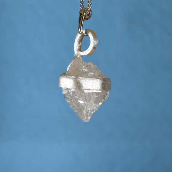 ヒマラヤ水晶の原石水晶ネックレスdc063 1枚目の画像