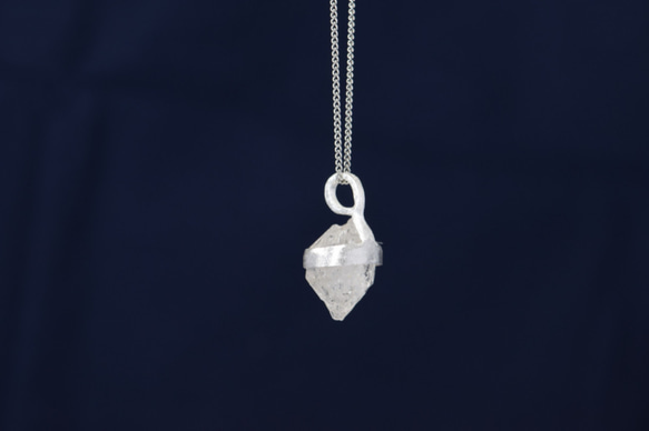 ヒマラヤ水晶の原石水晶ネックレスdc063 5枚目の画像