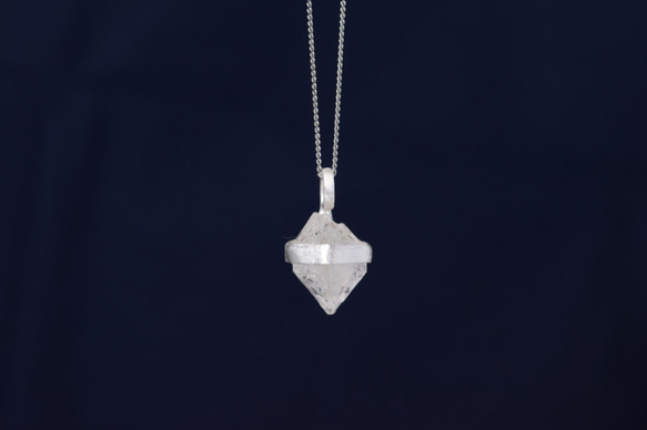 ヒマラヤ水晶の原石水晶ネックレスdc063 6枚目の画像