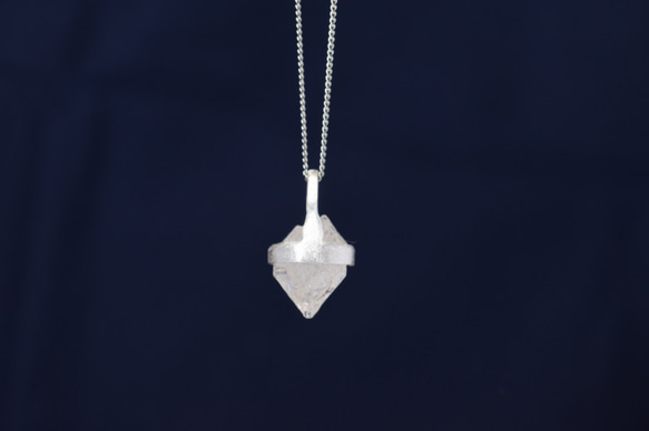 ヒマラヤ水晶の原石水晶ネックレスdc063 7枚目の画像