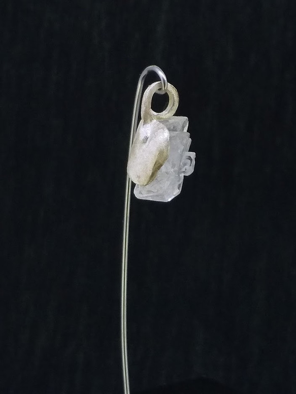 ヒマラヤ水晶の原石水晶ネックレスdc172 10枚目の画像