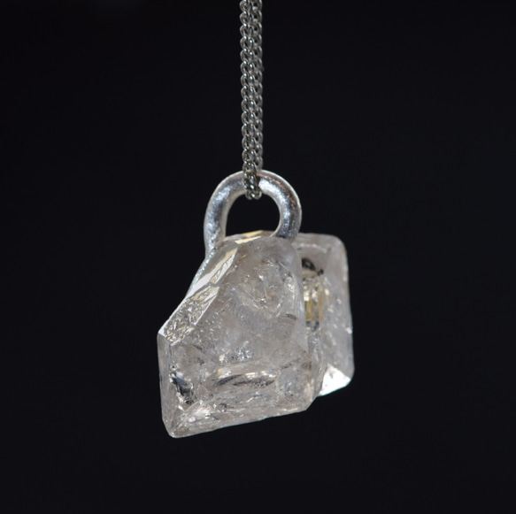 ヒマラヤ水晶の原石水晶ネックレスdc200 5枚目の画像