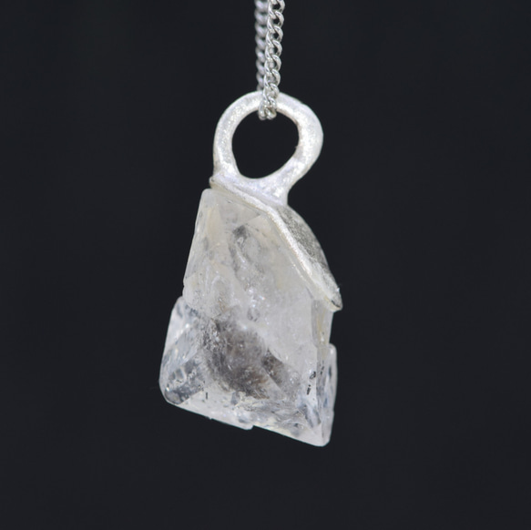 ヒマラヤ水晶の原石水晶ネックレスdc215 6枚目の画像