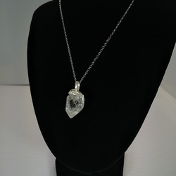 ヒマラヤ水晶の原石水晶ネックレスdc224 3枚目の画像