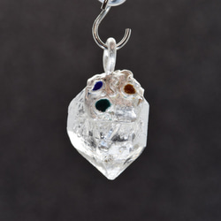 ヒマラヤ水晶の原石水晶ネックレスdc224 7枚目の画像