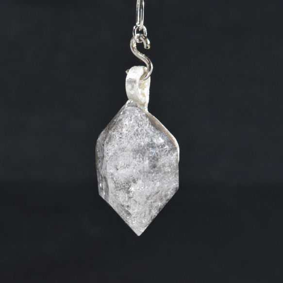 ヒマラヤ水晶の原石水晶ネックレスdc232 3枚目の画像