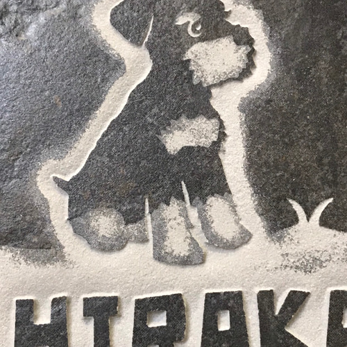 表札☆シュナウザー☆ 表札＊シュナウザー＊ 表札・ネームプレート TNファクトリー