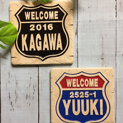表札☆ルート66風☆ 【公式通販】