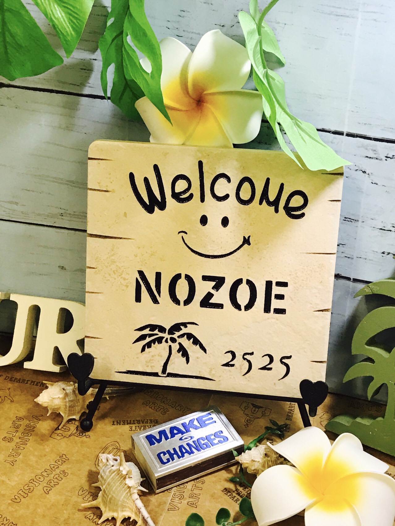 表札☆ニコちゃんリゾート風☆