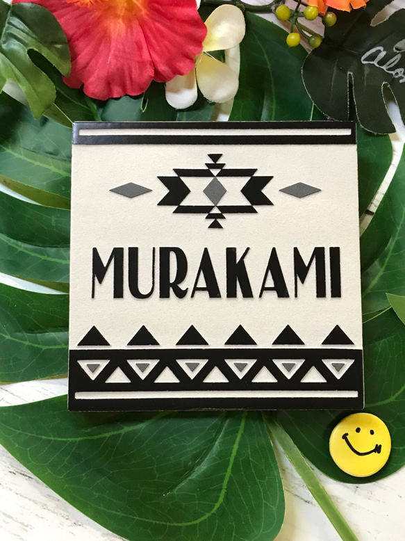 表札☆ネイティブ柄シリーズ150☆ 表札☆ネイティブ柄シリーズ150☆ 表札☆ネイティブ柄シリーズ