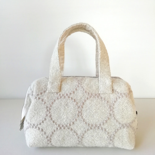 ミナペルホネン,タンバリン&forest parade のワイヤーポーチL/エクリュ  