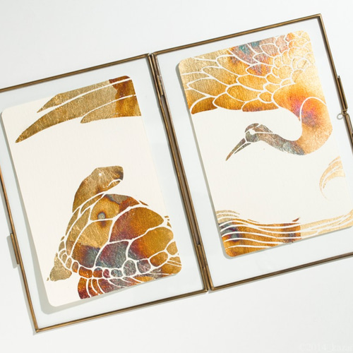 リヴァイ箔押しポストカード4枚 楽天市場】富士山 箔押しポストカード 春 1枚入 私製はがき 葉書