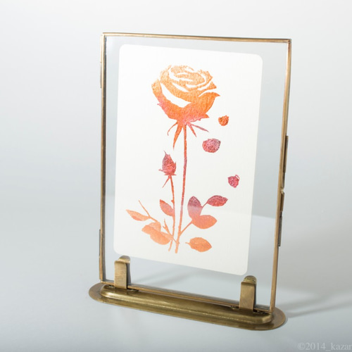 箔押しポストカード_ボタニカルシリーズ5枚セット ポストカード