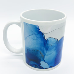 アートマグカップ（ブルー） 2枚目の画像