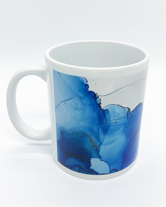 アートマグカップ（ブルー） 2枚目の画像