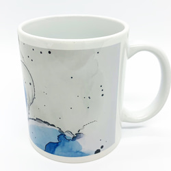 アートマグカップ（ブルー） 4枚目の画像
