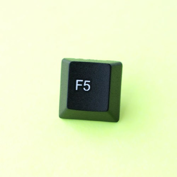 キーボードバッジF5黒/タイタック版 2枚目の画像