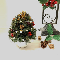 [再販]コロンと可愛いミニクリスマスツリー(ケース付き) 2枚目の画像
