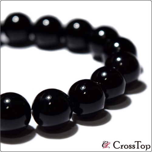 最高級 モリオン 黒水晶 ブレスレット 10mm 天然石 ブレスレット