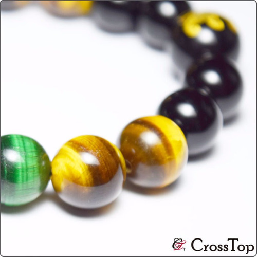 ラスタ/レゲエ】ペア彫刻ラスタライオンブレスレット3/タイガーアイ