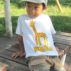 キリン-ビール　キッズ半袖Tシャツ　親子おそろいTシャツ 3枚目の画像