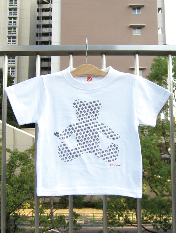 ＜在庫カラー・サイズのみの販売 半額割引3000円→1500円 在庫確認＞bear　-クマ-　キッズ半袖Tシャツ 1枚目の画像
