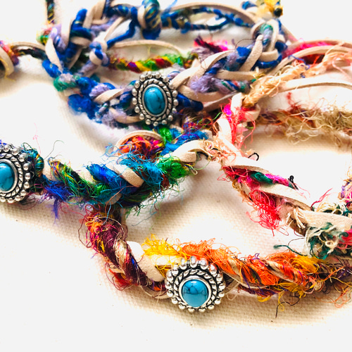 カラフル！エスニックコンチョブレスレット② ブレスレット catch 通販