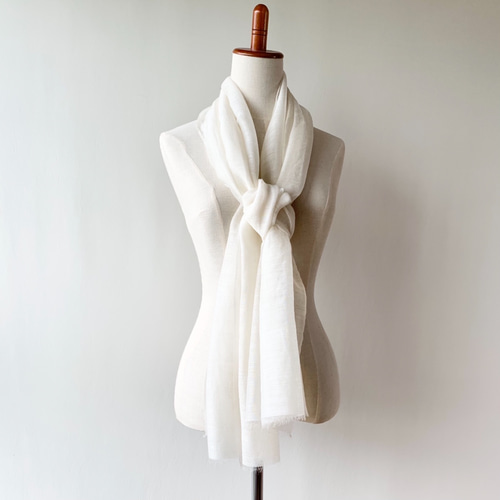 NATURALBASIC 生成色　ストール Natural Basic
