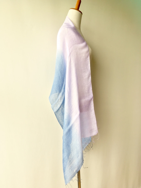 * Azure的顏色×Benifujishoku *是美麗的絲巾披肩 第2張的照片