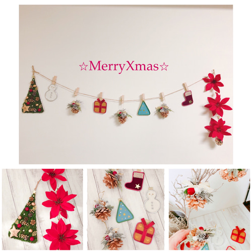 Soldクリスマス⭐︎ガーランド.オーナメント豪華9点セット