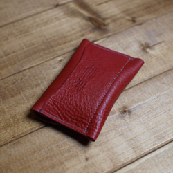 本革製のポケットティッシュケース / bill -winered- 3枚目の画像
