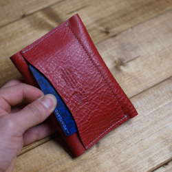 本革製のポケットティッシュケース / bill -winered- 4枚目の画像