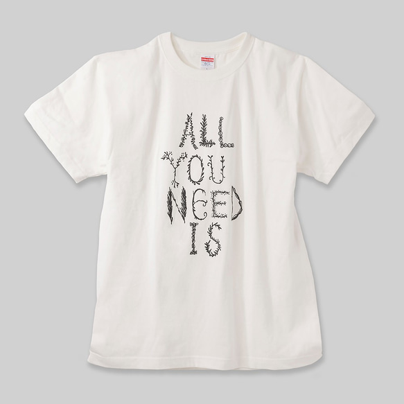 【パパ用】親子お揃い半袖Tシャツ「All You Need Is Love」リンクコーデ 3枚目の画像