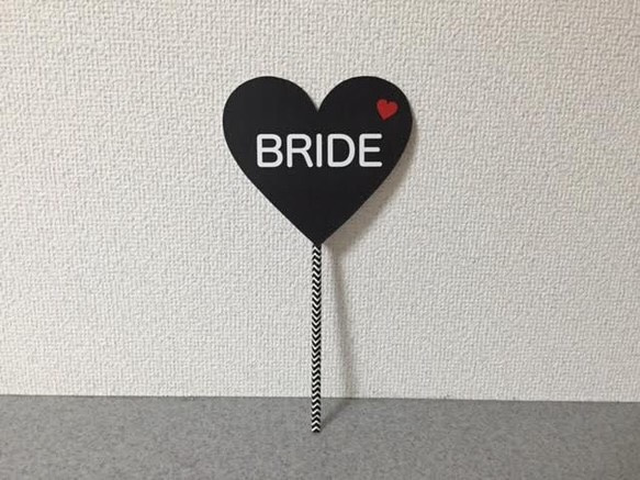 GROOM & BRIDE♡ブラックプロップス 3枚目の画像