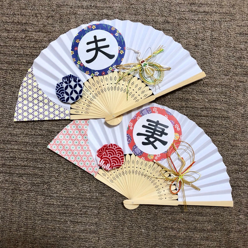 和風扇子プロップス♡前撮りアイテム＊鶴デザイン その他オーダー