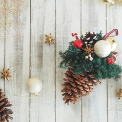 松ぼっくりオーナメント*ビッグコーン プリザーブドフラワー Atelier