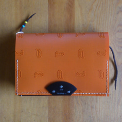 Vibram book jacket for outdoor - Orange × Dark Brown 2枚目の画像
