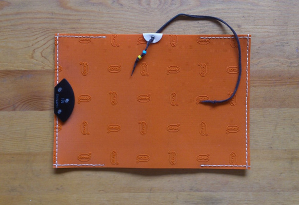 Vibram book jacket for outdoor - Orange × Dark Brown 4枚目の画像