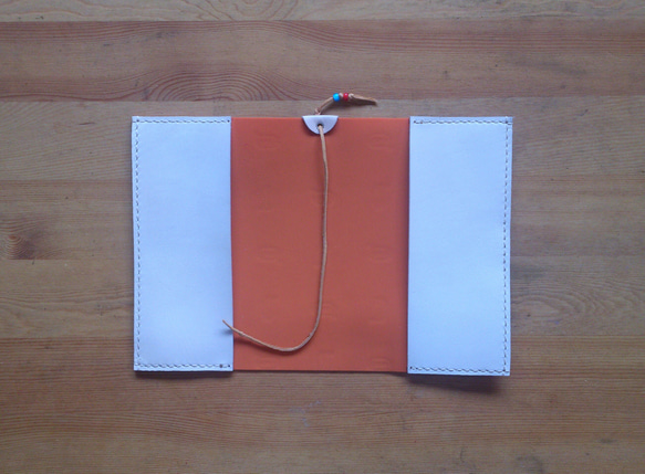 Vibram book jacket for outdoor - Orange × Natural 5枚目の画像