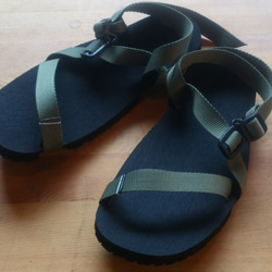 Wippon sandal – Khaki（M size／13mm sole） 1枚目の画像