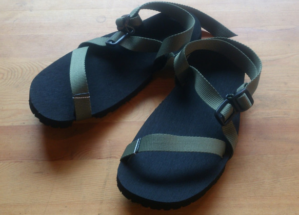 Wippon sandal – Khaki（M size／13mm sole） 1枚目の画像