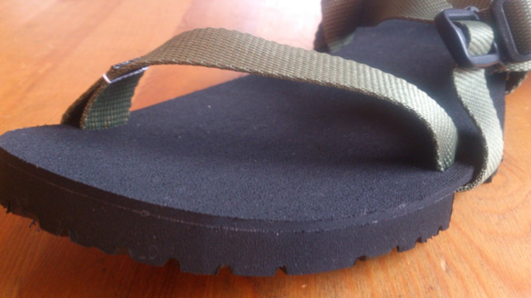 Wippon sandal – Khaki（M size／13mm sole） 4枚目の画像