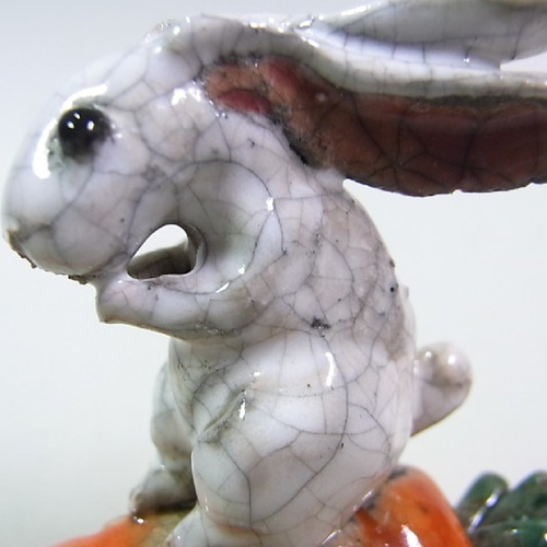 ◇『人参ロケットに乗るうさぎ』 魔界のおみやげ屋 -atelier_juniの