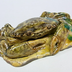 ◇『蟹』(かに) atelier_juni 陶芸細工 その他置物 魔界のおみやげ屋