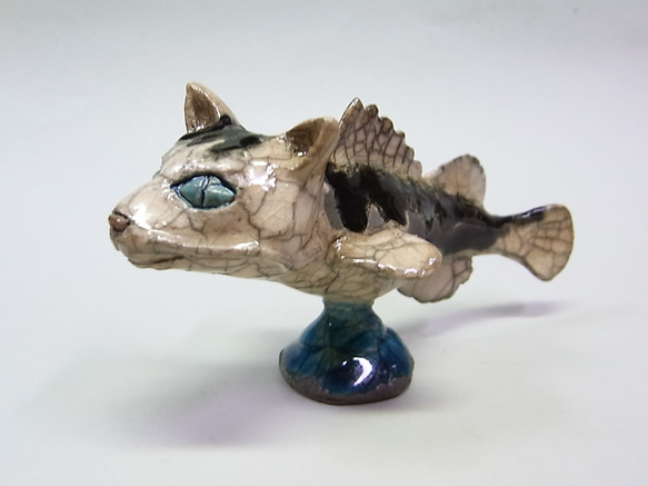 ◇『猫面魚』 atelier_juni 陶芸細工 その他置物 魔界のおみやげ屋
