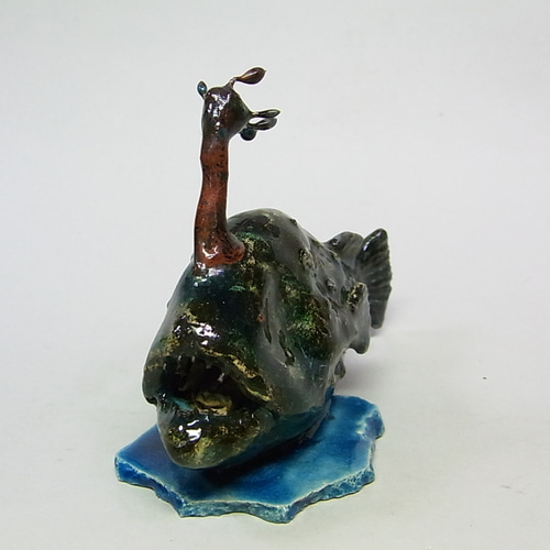 ◇『チョウチンアンコウ』 atelier_juni 陶芸細工 その他置物 魔界の